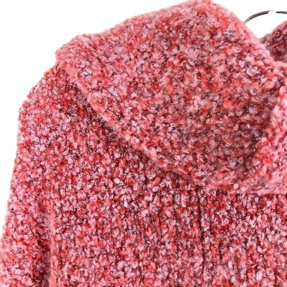 FREE PEOPLE BFF Sweater Cowl Neck Oversized Crop Sweater Size Small - Picture 10 of 16